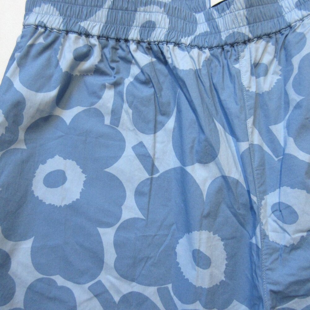 Marimekko Blue Floral Wide-Leg Pants - Picture 9 of 13